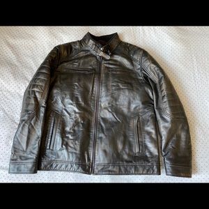 Italian Leather Moto Jacket